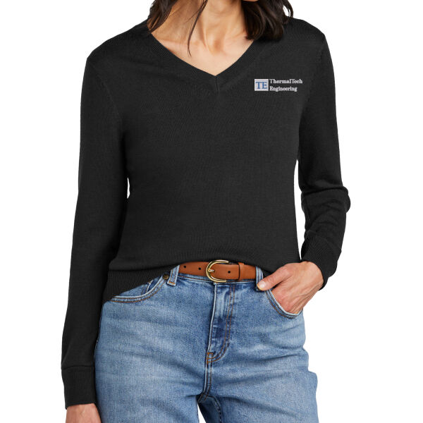 Brooks Brothers® Women’s Washable Merino V-Neck Sweater Thumbnail