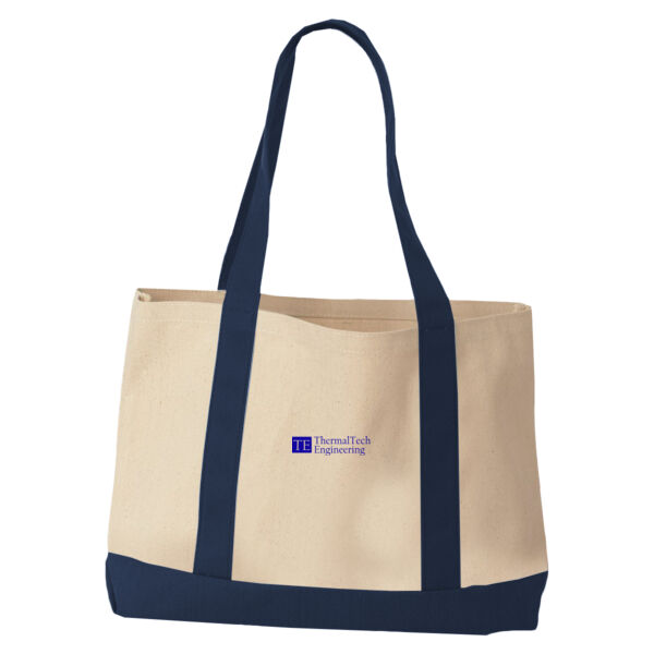Windward Large Cotton Canvas Classic Resort Tote Thumbnail