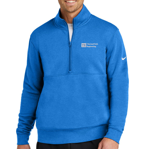 Nike Club Fleece Sleeve Swoosh 1/2-Zip Thumbnail