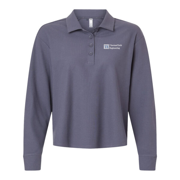 Women's Beyond Long Sleeve Loose Polo Thumbnail