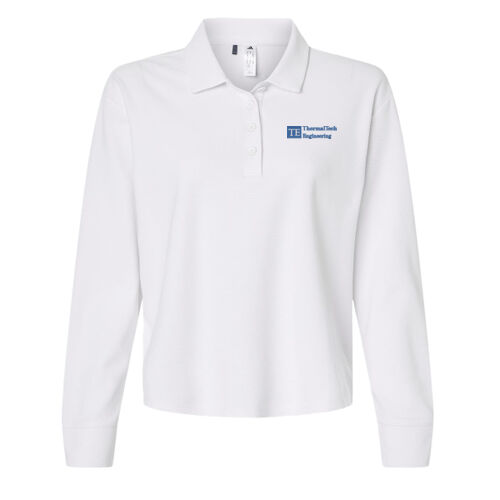 Women's Beyond Long Sleeve Loose Polo Thumbnail