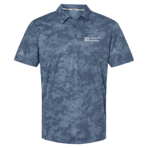 Adidas Men's All Over Camo Print Polo Thumbnail