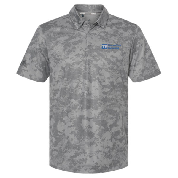 Adidas Men's All Over Camo Print Polo Thumbnail
