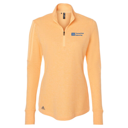 Adidas Women's 3-Stripes Quarter-Zip Sweater Thumbnail